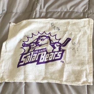 Solar Bears TEAM SIGNED game towel